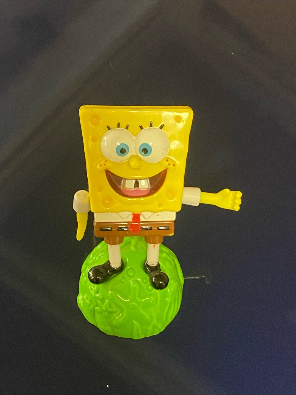 SpongeBob Squarepants Yellow & Green Cartoon Figure with Brown Shorts